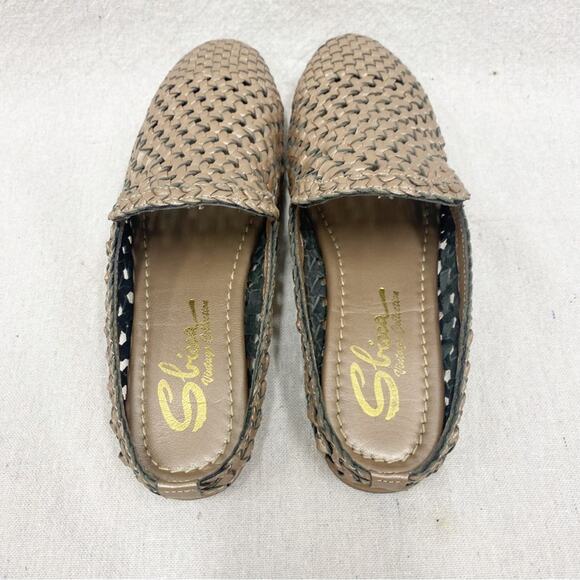 Sbicca Vintage Collection Iota metallic bronze woven leather mules NIB Size 9 - Picture 14 of 15
